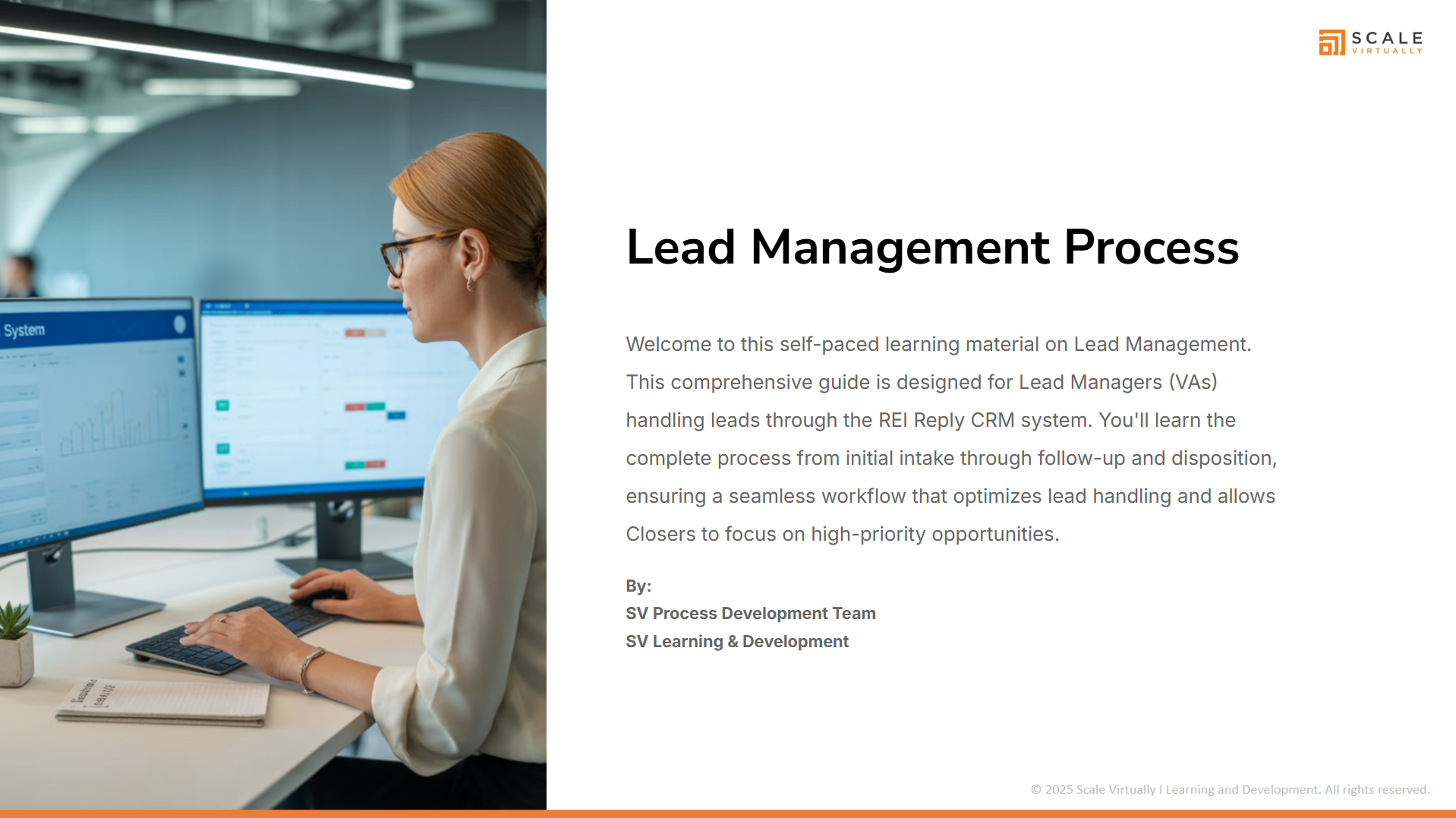 Lead Management Process - Scale Virtually Philippines