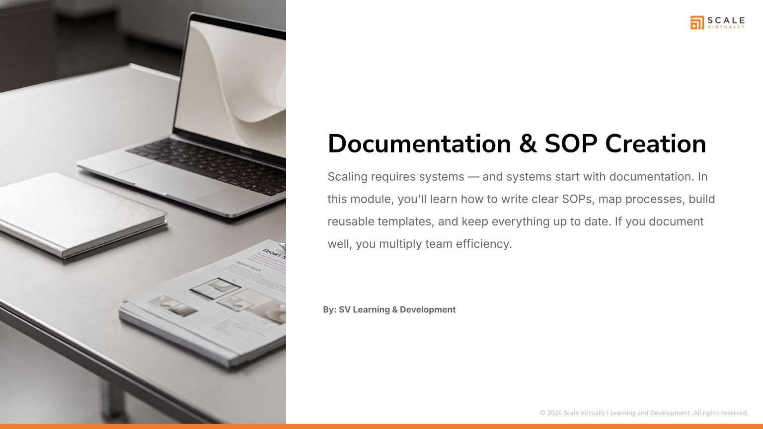 Documentation & SOP Creation - Scale Virtually Philippines