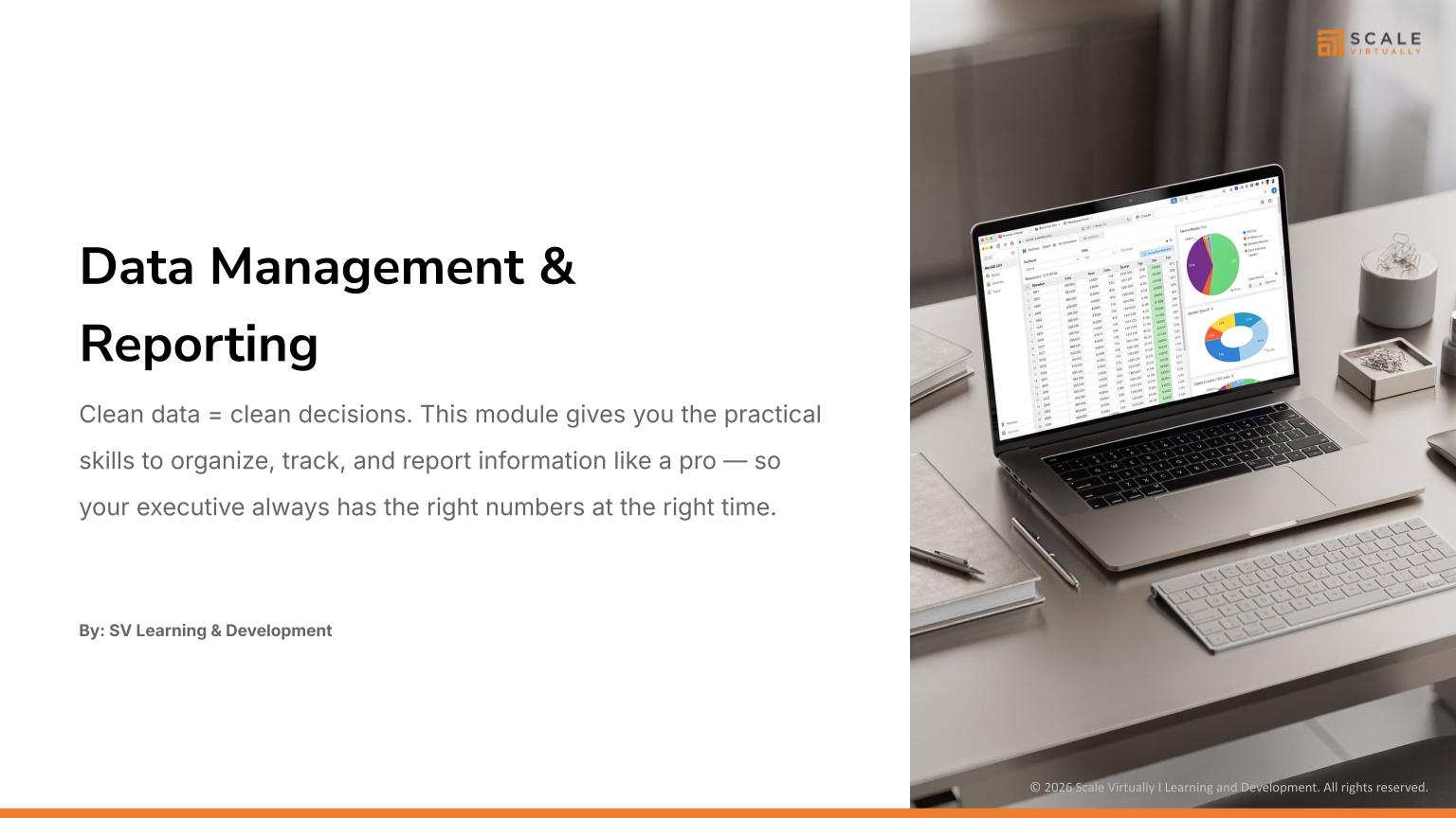 Data Management & Reporting - Scale Virtually Philippines